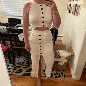 Shein top skirt set size M never worn